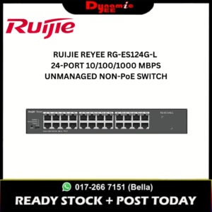 RUIJIE REYEE RG-ES124G-L 24-PORT 10/100/1000 MBPS UNMANAGED NON-PoE SWITCH RE101