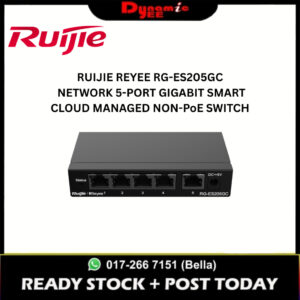 RUIJIE REYEE RG-ES205GC NETWORK 5-PORT GIGABIT SMART CLOUD MANAGED NON-PoE SWITCH RE101