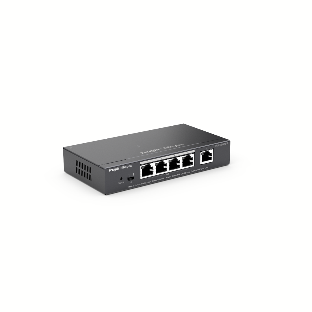 RUIJIE REYEE RG-ES205GC-P NETWORK 5-PORT GIGABIT SMART CLOUD MANAGED PoE SWITCH RE101 - Image 4