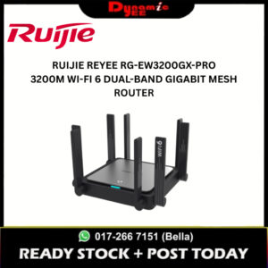 RUIJIE REYEE RG-EW3200GX PRO 3200M WI-FI 6 DUAL-BAND GIGABIT MESH ROUTER RE101