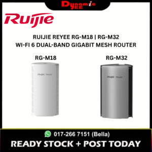 RUIJIE REYEE WI-FI 6 DUAL-BAND GIGABIT MESH ROUTER RG-M18 | RG-M32 RE101