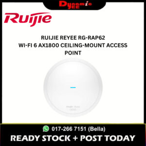 RUIJIE REYEE RG-RAP62 WI-FI 6 AX1800 CEILING-MOUNT ACCESS POINT RE101