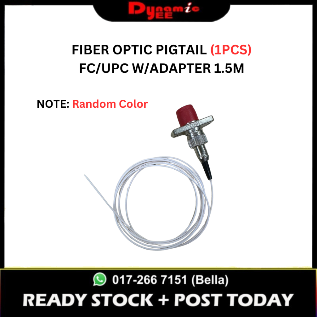 Fiber Optic Pigtail With Adapter 0.9mm FC/UPC PT301