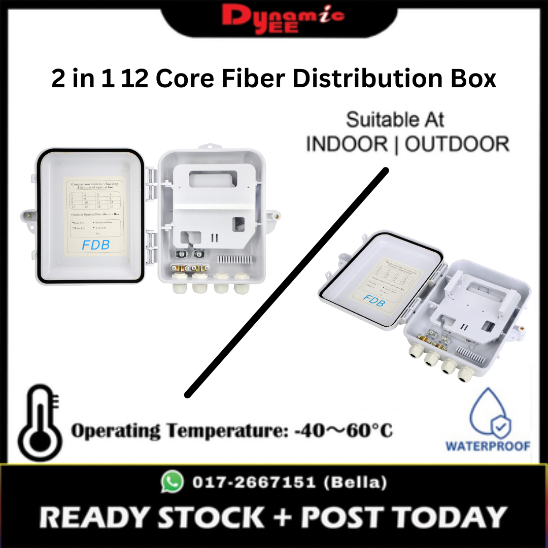 12 Core Outdoor High Quality Polypropylene Material Fiber Distribution Box - FDB301