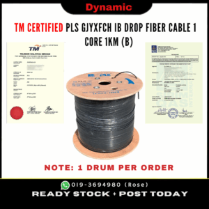 TM CERTIFIED PLS FTTH IB DROP FIBER Cable Outdoor 1 Core GJYXFCH IB803