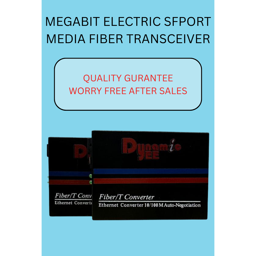 DEE 20KM MEGABIT SINGLE MODE FIBER MEDIA CONVERTER FIBER OPTICAL TRANSCEIVER MS-03-A & GS-03-B 1 PAIR CON103 - Image 3