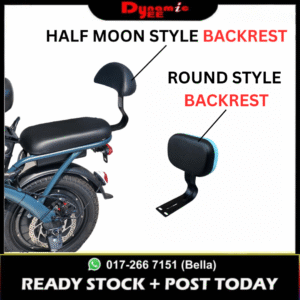 E-Bike Rear Seat Backrest Penyandar Belakang | Accessories Ebike | BIKE302