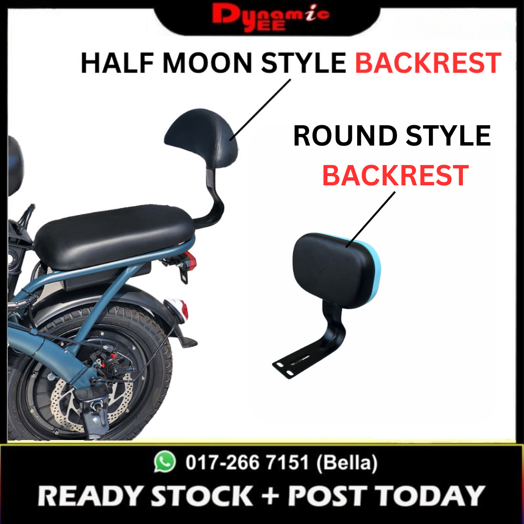 E-Bike Rear Seat Backrest Penyandar Belakang | Accessories Ebike | BIKE302