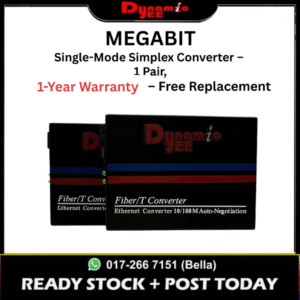 DEE 20KM MEGABIT SINGLE MODE FIBER MEDIA CONVERTER FIBER OPTICAL TRANSCEIVER MS-03-A & GS-03-B 1 PAIR CON103