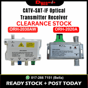 CATV+SAT-IF Optical Transmitter Receiver ORH101