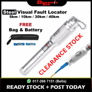 Steel Visual Fault Locator ( VFL ) B1 Series Fiber Optic Pen Red Light Source VL801