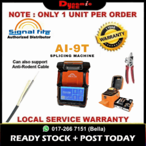 Authorized Distributor Signal Fire AI-9T Fiber Optic Fusion Splicer | Fully Automatic Core Alignment SM102