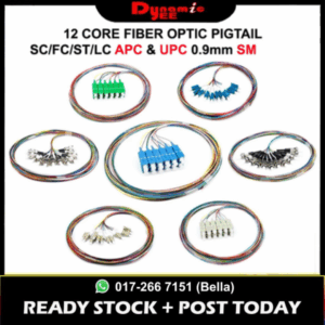 Fiber Optic Pigtail SingleMode 12 Core PT201