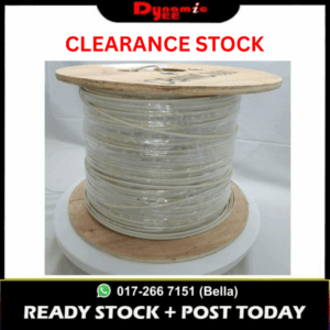 FTTH Outdoor IB Drop Fiber Cable 1Core 1000m (White) (KFRP)GJYXFCH-1B6a2 G657A2 IB501