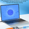 AUA-600 Fiber Optic Inspection Microscope Probe with 5 inch Display Screen Monitor FD101 - Image 2