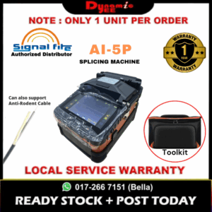 Signal Fire AI-5P Fiber Optic Splicing Machine & Fusion Splicer | Authorized Distributor | SM106 Core Alignment