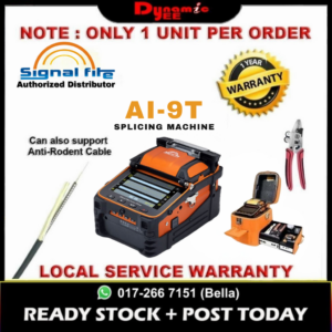 Authorized Distributor Signal Fire AI-9T Fiber Optic Fusion Splicer | Fully Automatic Core Alignment SM102