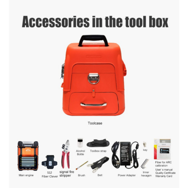 Sm102 Splice Machine Authorized Distributor Signal Fire AI-9 Fiber Optic Fusion Splicer ...