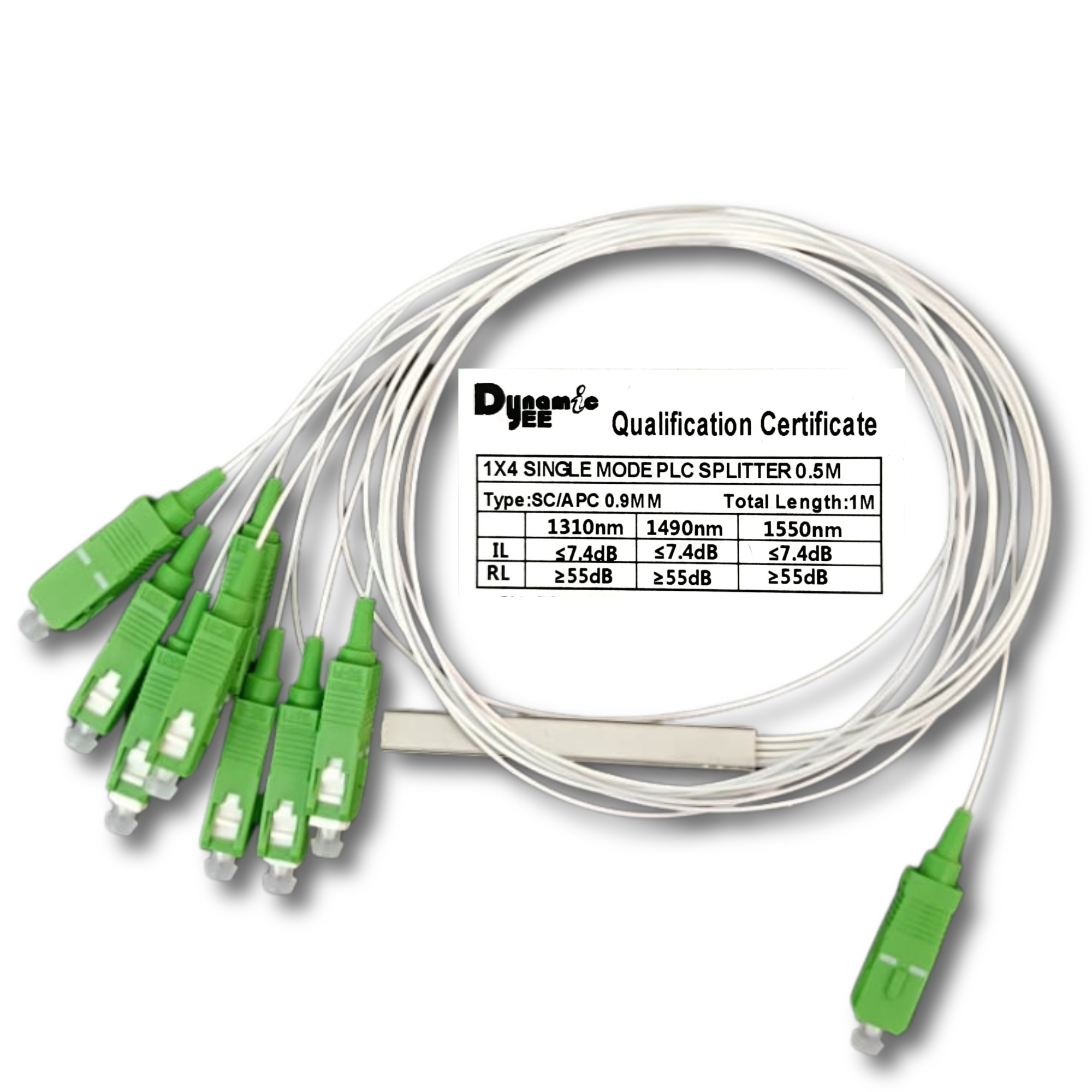 1X2 | 1X4 | 1X8 SC/APC SINGLE MODE 0.5M COUPLE PLC SPLITTER (0.9MM) PL401 - Image 7