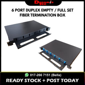 6 PORT DUPLEX OPTICAL FIBER TERMINATION BOX SC PORT FULLSET / EMPTY PULL TYPE - TBR501