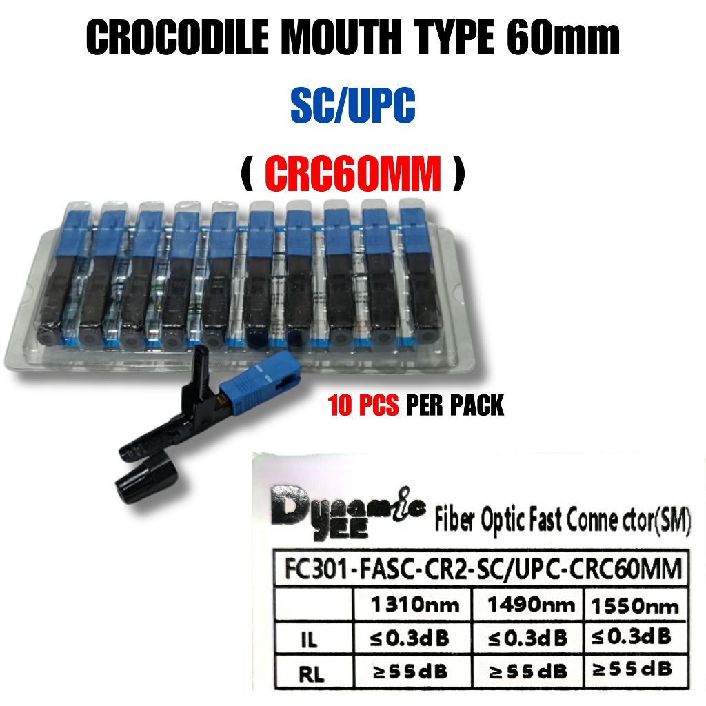 SC/UPC FTTH Fiber Optic Fast Connector FASC Single Mode Fast Connector FC301 - Image 2