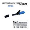 100pcs 55MM Crocodile SC/UPC Fast Connector Optic Fiber Quick Fast Connector Adapter FC301 - Image 2