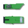 AD101 SC/APC Inner Shutter Fiber Adapter 1PC | Green SC Simplex Shutter Coupler | FTTH Fiber Optic Adapter - Image 4