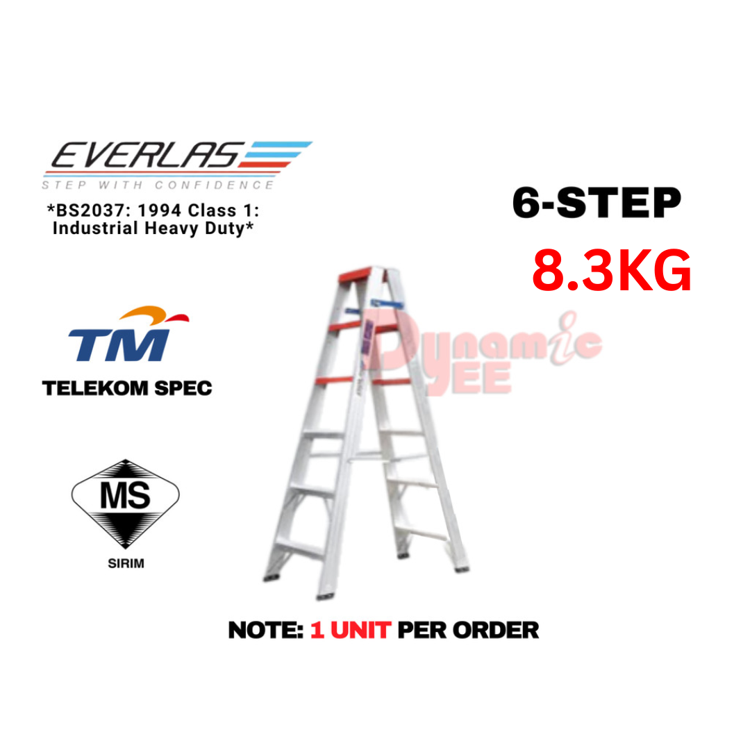 EVERLAS TM Spec Ladder A Type Double Sided LD101 6 Step