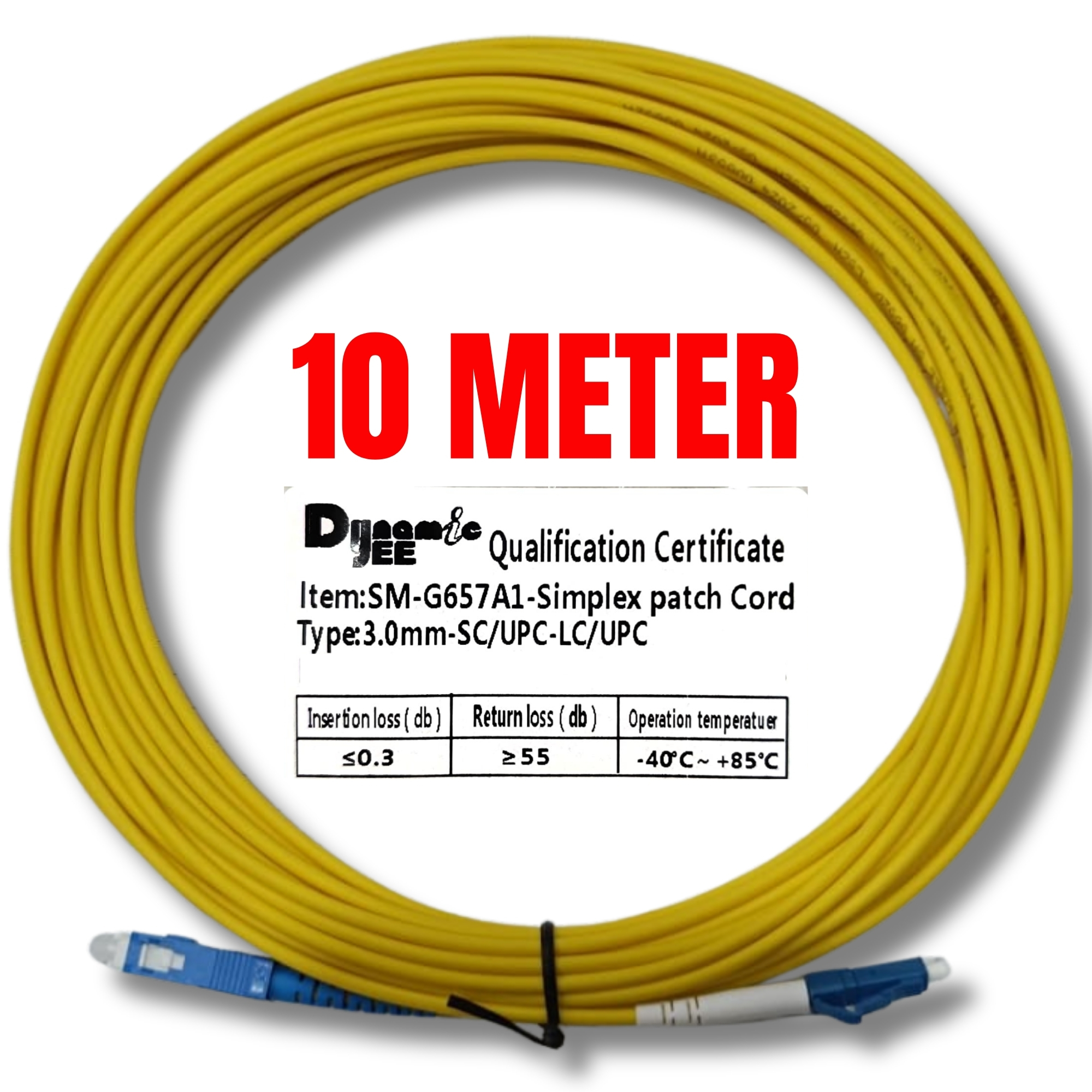 Patch Cord Single Mode SC/UPC-LC/UPC Simplex 3.0mm PC401 - Image 7