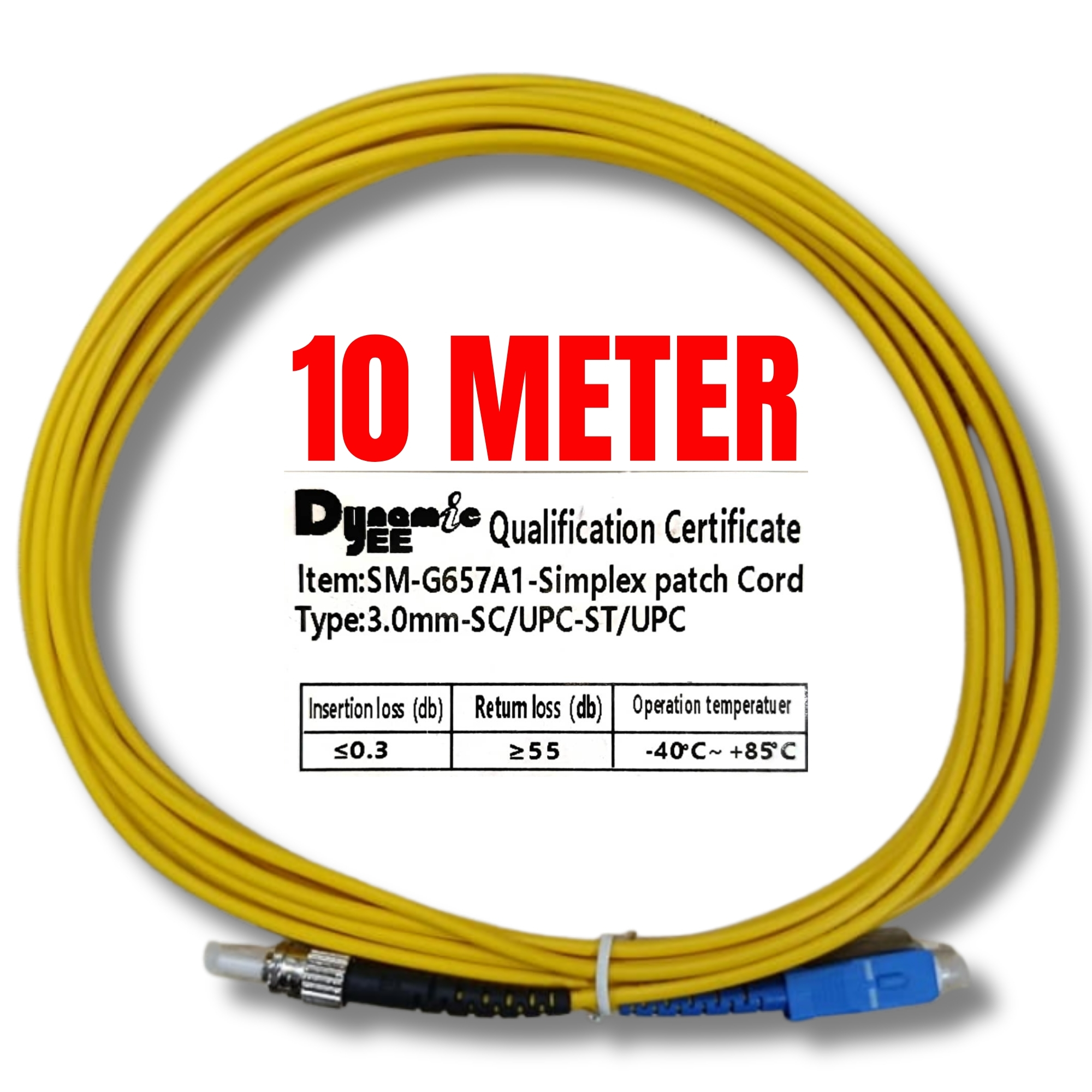 Patch Cord Single Mode FC/UPC-SC/UPC Simplex 3.0mm PC401 - Image 9