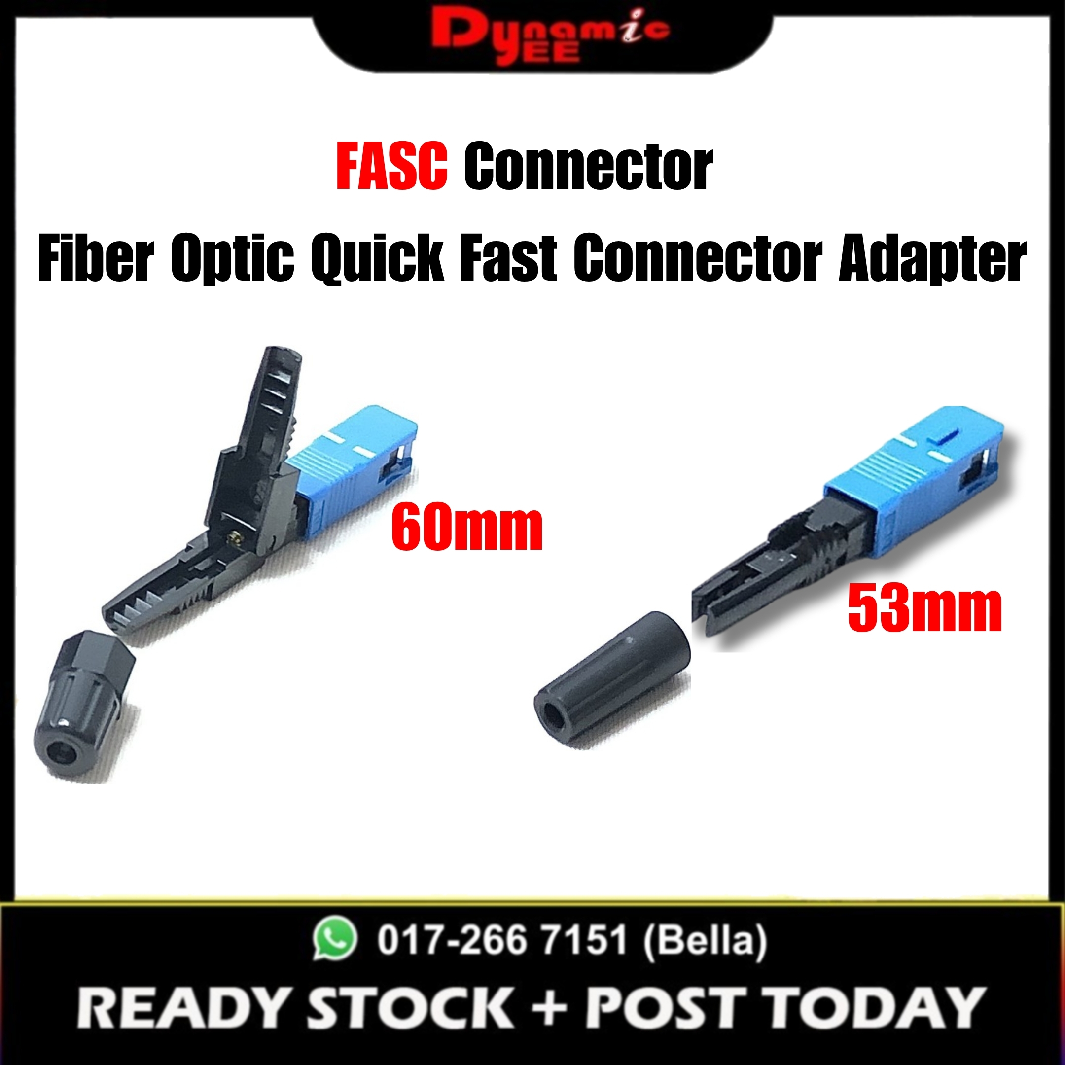SC/UPC FTTH Fiber Optic Fast Connector FASC Single Mode Fast Connector FC301