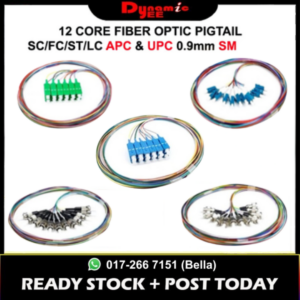 Fiber Optic Pigtail SingleMode 12 Core PT201