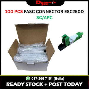 100 Pcs FTTH SC APC Fiber Optic Connector FASC Connector FC101