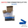 100pcs fiber quick fasc connector SC/UPC Clip Type Fiber Connector FC201 - Image 3