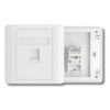 1-Port / 2-Port RJ45 CAT6 Socket Wall Faceplate Network LAN Wall Plate FW30 - Image 4