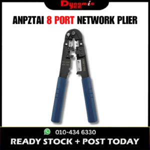 ANPZTAI 8 PORT NETWORK PLIER RJ45 CAT5E CAT6 CAT7 RJ301