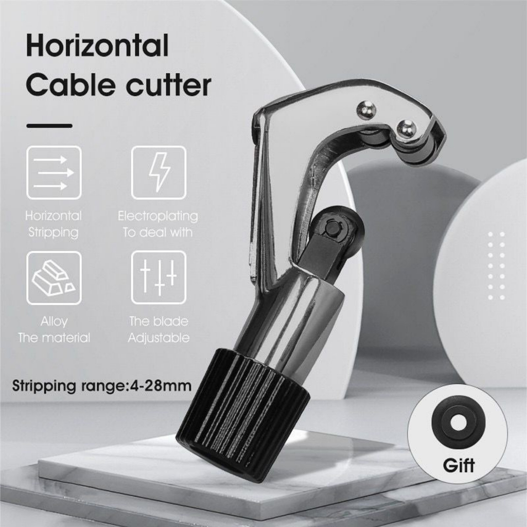 Fiber Optical Cable Stripper Tool Horizontal Opening Knife 4-28mm and Tube Cutter Sheath Cable Slitter FS031 - Image 2