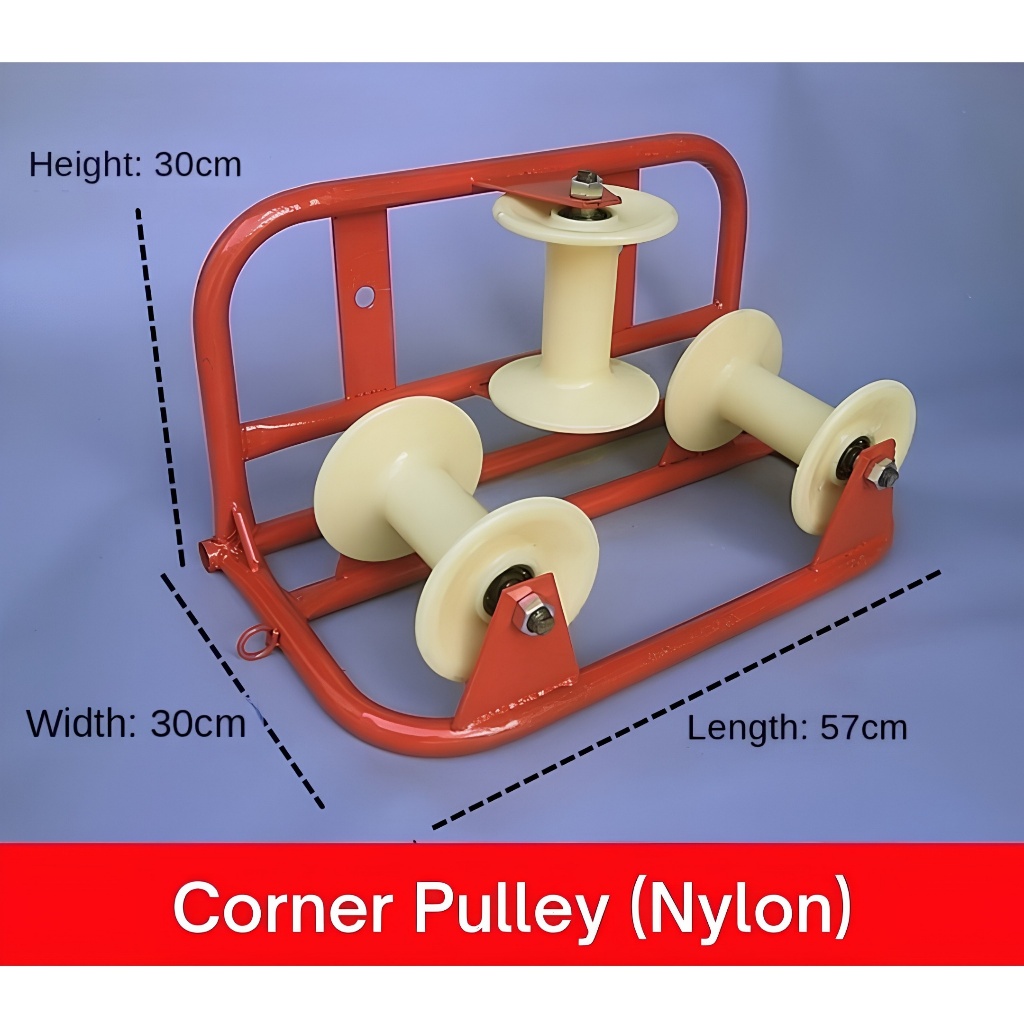 Ground Cable Pulley Nylon Wheel CORNER "U" Corner Cable Roller Nylon Wheel NP201 - Image 6