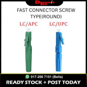 1 PCS LC/APC & LC/UPC FTTH FAST CONNECTOR SCREW TYPE(ROUND) FC601