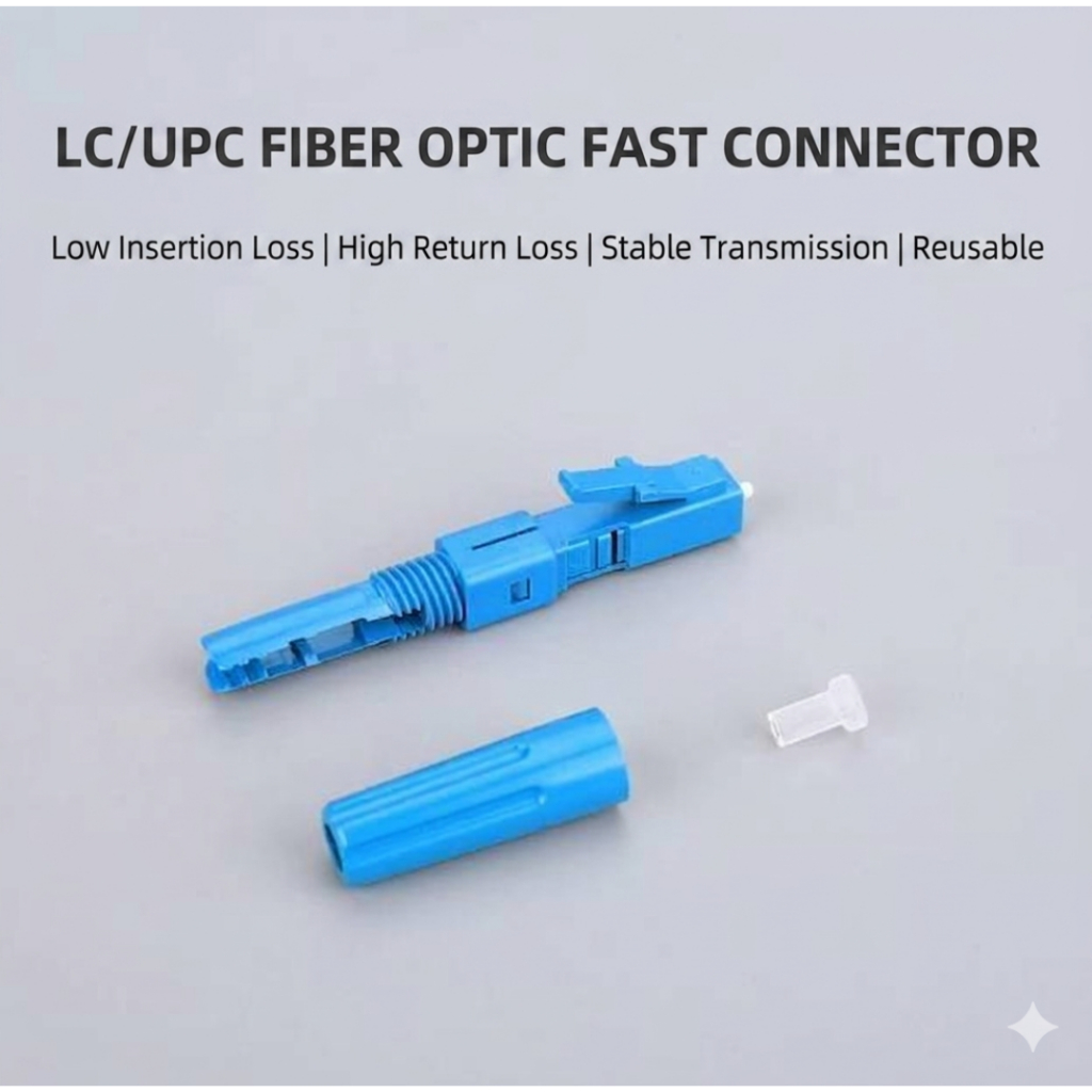 1 PCS LC/APC & LC/UPC FTTH FAST CONNECTOR SCREW TYPE(ROUND) FC601 - Image 4
