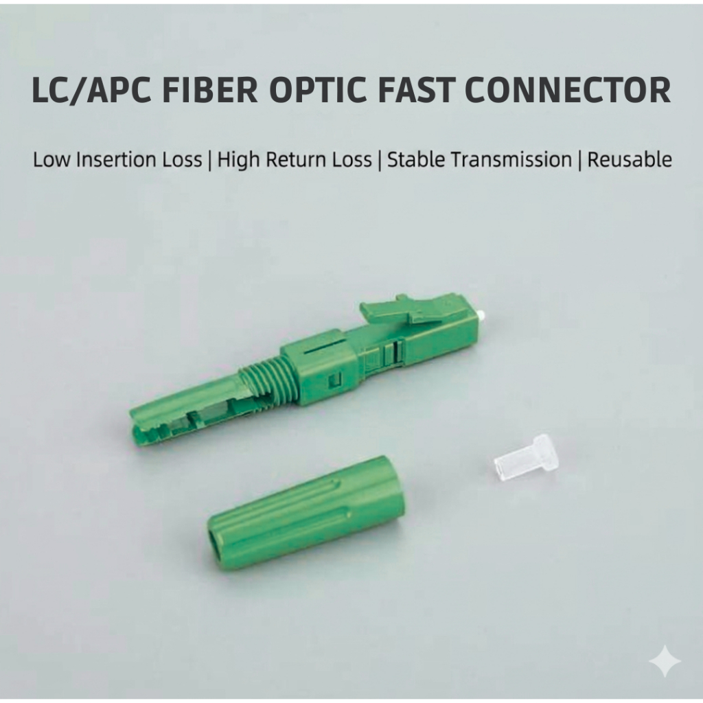 1 PCS LC/APC & LC/UPC FTTH FAST CONNECTOR SCREW TYPE(ROUND) FC601 - Image 5