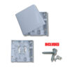 FWS Fiber Wall Socket 2 Ports FTTH Fiber Optic Terminal Box Indoor FW101 - Image 3