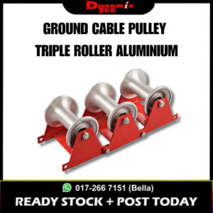 Ground Triple Roller Cable Pulley Aluminum Wheel CORNER / DOWNWARD / STRAIGHT NP201