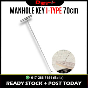 Manhole Key I-Type 70cm | Stainless Steel Manhole Cover Lifting Tool MH701