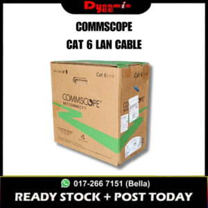 COMMSCOPE CS30CM CAT6 UTP 24AWG FULL COPPER NETWORK CABLE 305M 1BOX BLUE NC301