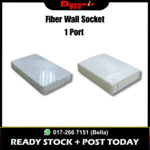 FWS Fiber Wall Socket 1 Ports FTTH Fiber Optic Terminal Box Indoor FW101