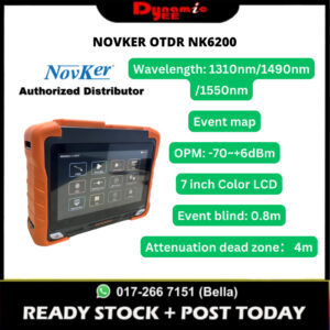 NOVKER OTDR NK6200 Wavelength: 1310/1490/1550nm Dynamic Range: 32/30/30dB OT061