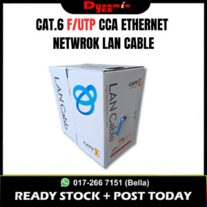 CAT.6 INDOOR F/UTP LAN CABLE | 23AWG | 4 PAIRS | CCA | 300 METERS