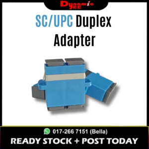 1 PIECE | SC/UPC DUPLEX SINGLEMODE OPTICAL FIBER ADAPTER | PLASTIC BODY