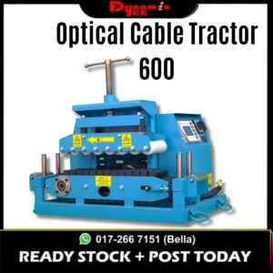 ELECTRICAL OPTICAL CABLE TRACTOR PULLING & PUSHING MACHINE 600 | 3800N RATED PULLING FORCE | DUAL VOLTAGE